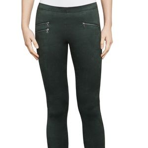 NWT BCBG Moris Faux-Suede legging